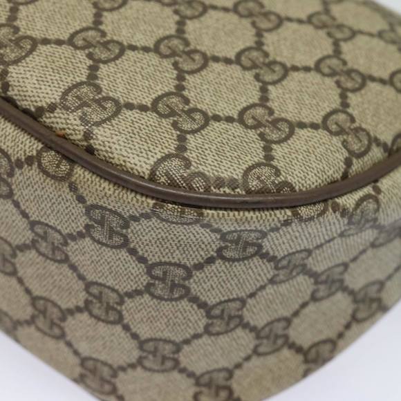 GUCCI GG Supreme Web Sherry Line Shoulder Bag PVC Beige 89 02 032 Auth 81158 - Picture 13 of 16